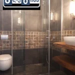 petliani-garit-dushkabini შუშის დუშ კაბინა ნეოკლასიკური დიზაინით